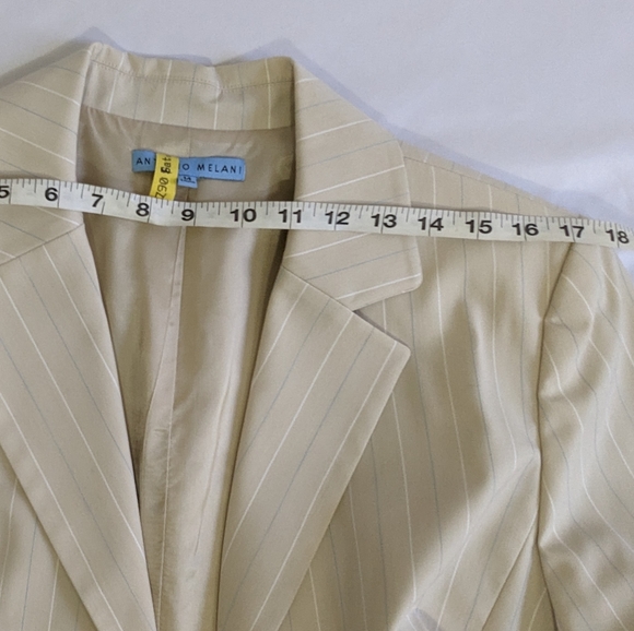 Antonio Melani Pinstripe Two Piece Pant Suit - Picture 10 of 16